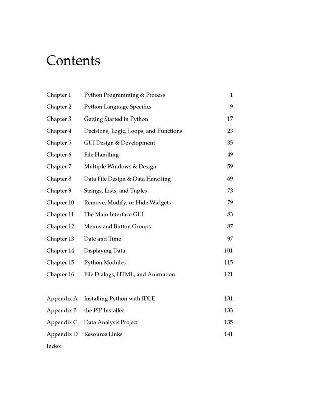 Python Programming: Basics to Advanced Concepts Advanced Programming Workshop - Contents 1